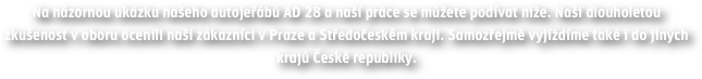 Na názornou ukázku našeho autojeřábů AD 28 a naší práce se můžete podívat níže. Naši dlouholetou zkušenost v oboru ocenili naši zákazníci v Praze a Středočeském kraji. Samozřejmě vyjíždíme také i do jiných krajů České republiky.